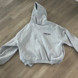 Essentials Fear of God Gray Hoodie - Authentic
